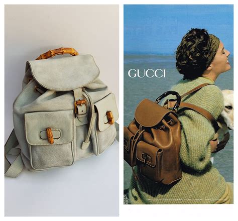 bamboo borsa gucci uomo|gucci bamboo backpack.